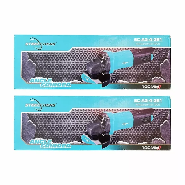 Steelcheng SC-AG-4-351 | Angle Grinder | 4 in. | 100mm | 1100W | 11000 RPM | 6 Months Armature Warranty | Dust and Water Proof | Variable Speed | Safety Switch | Anti Vibration Side Handle - Image 5
