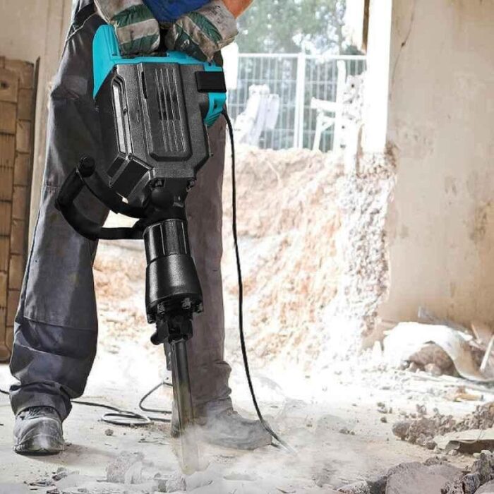 SteelCheng SC-DH-22-370 | Electric Demolition Hammer | Breaker | 2000W | 22 KG | High-Grade Aluminum Body | Lock Safety Switch with Variable Speed | Waterproof and Dustproof | 6 Months Armature Warranty | Heavy Duty | Quality Product - Image 7