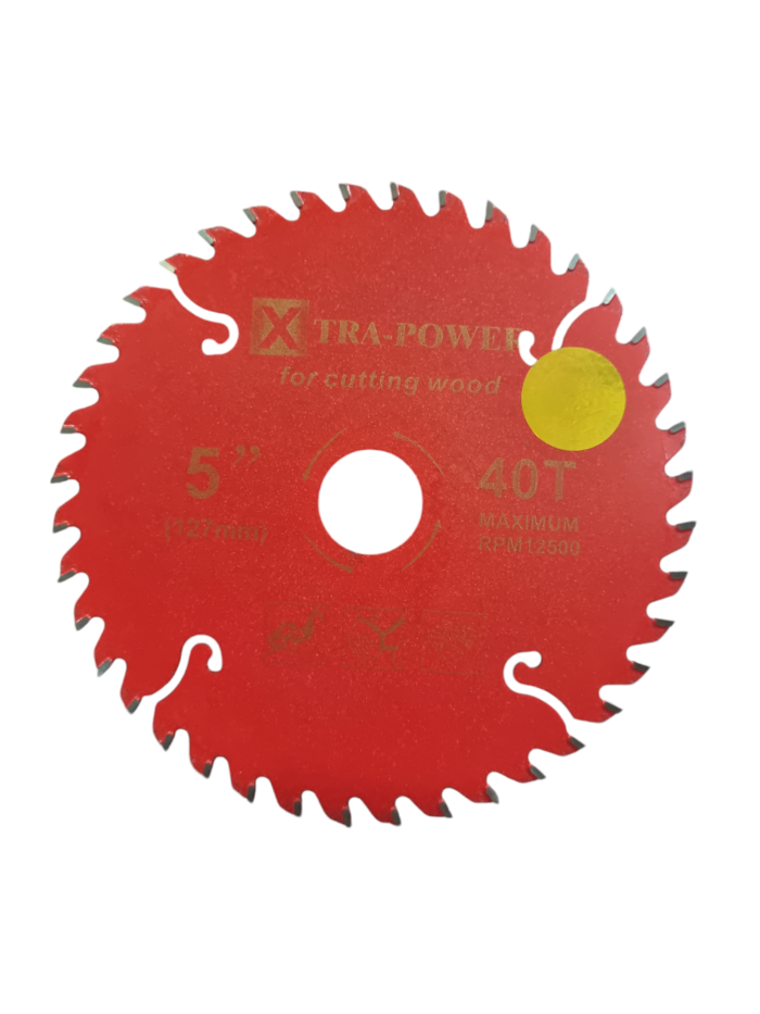 Xtrapower TCT | Saw Blade | 5" x 4OT x 125mm x 2mm | Premium Quality