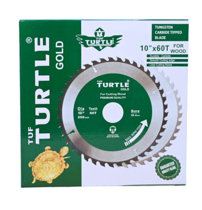 Turtle TCT | Saw Blade | 10" x 40T x 250mm x 25.4mm | Premium Quality - Image 2