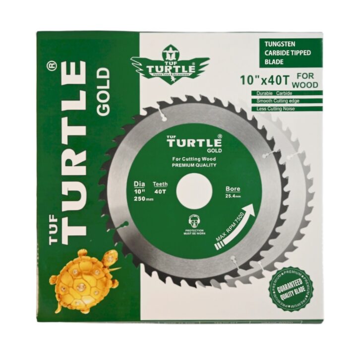 Turtle TCT | Saw Blade | 10" x 40T x 250MM x 25.4mm | Premium Quality - Image 2