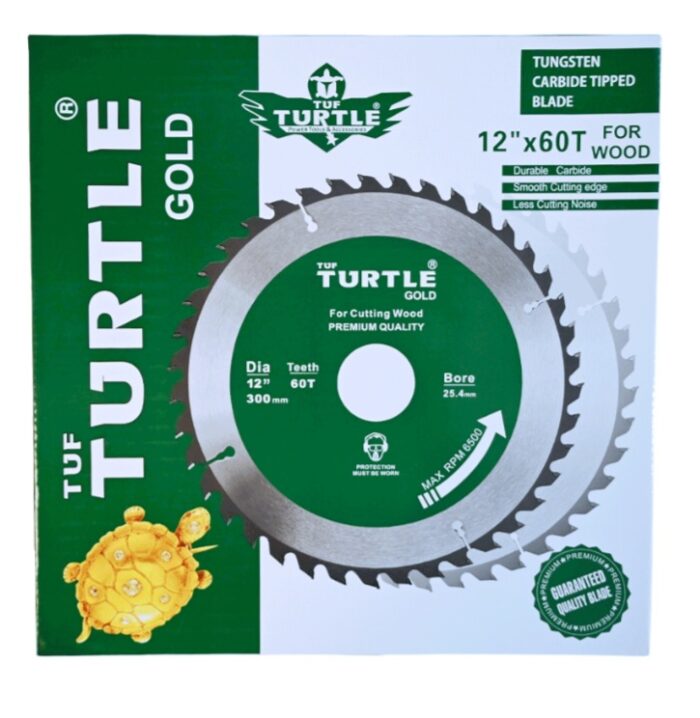 Turtle TCT | Saw Blade | 12" x 60T x 305MM x 25.4mm | Premium Quality - Image 2