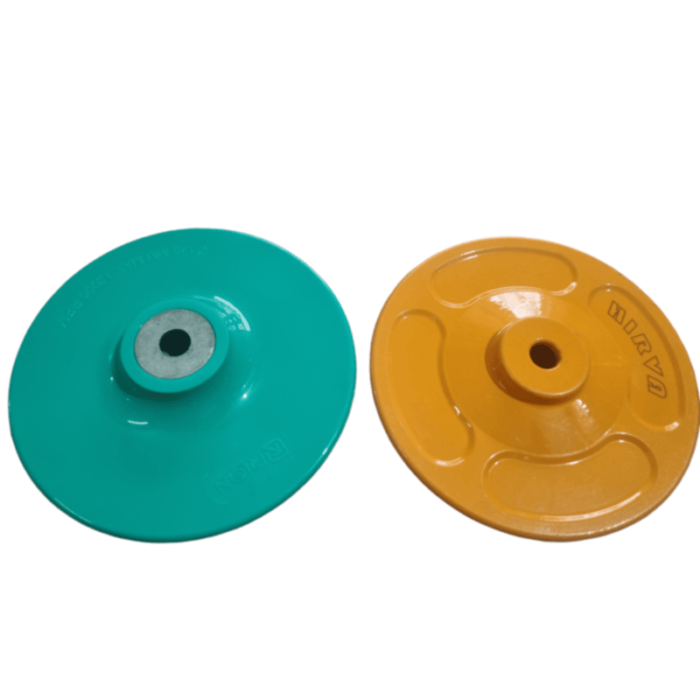 Imported | Grinding Paper Dish | 5" | 125mm | PVC | Aluminum | To Attach Grinding Paper | For 4" or 5" | Premium Quality Angle Grinder