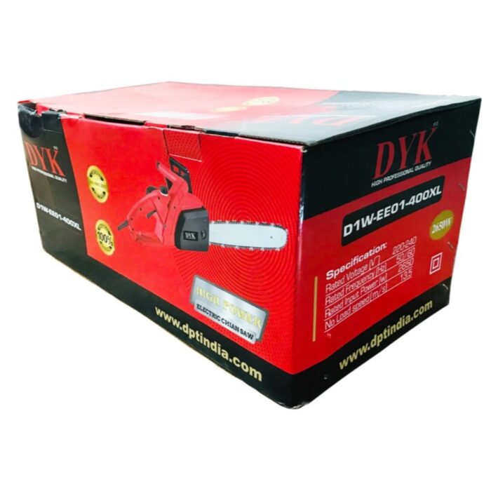 DYK D1W-EE01-405XL | Electric Chain Saw | 16" | 405mm | 2350W | 13.5 RPM | 6 Months Armature Warranty | Water and Dust Proof | Copper Motor | Light Weight | Heavy Duty | Best in Class - Image 2