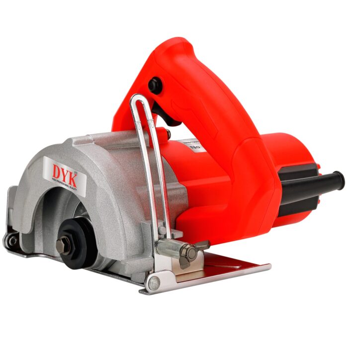 DYK D1C-EE01-125A | Marble Cutter | 5 In. | 125mm | 1850W | 13000 RPM | 6 Moths Armature Warranty | Water and Dust Proof | Double Insulation Winding | 45 Degree Bevel Cutting