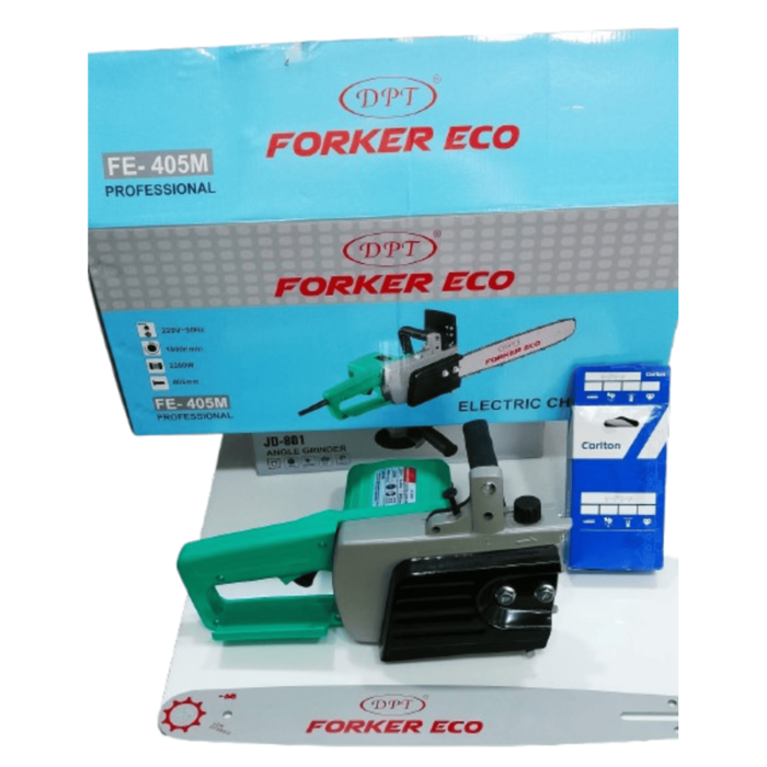 DPT Forker Eco FE-405M | Electric Chain Saw | 16" | 405mm | 1200W | 1800 RPM | Copper Motor | Light Weight | Heavy Duty | Rough and Tough - Image 7