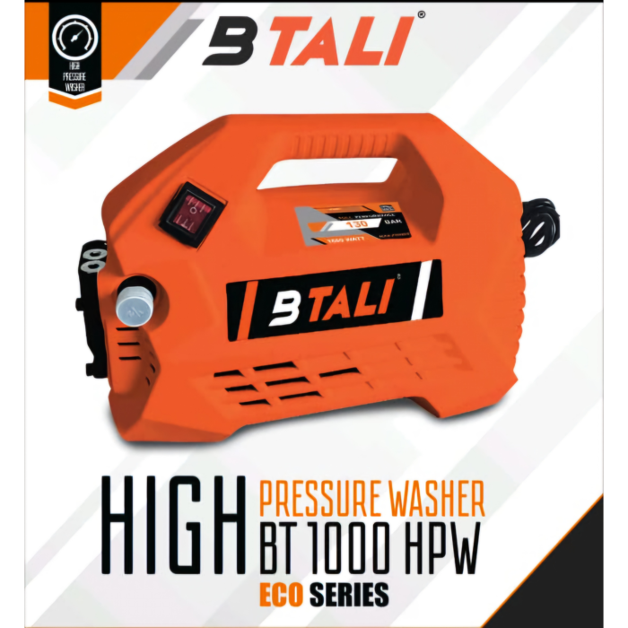B Tali BT1000 HPW Eco | High Pressure Washer | 130 bar | 10L/min Flow | 1600W | Auto Stop | Budget Friendly - Image 5
