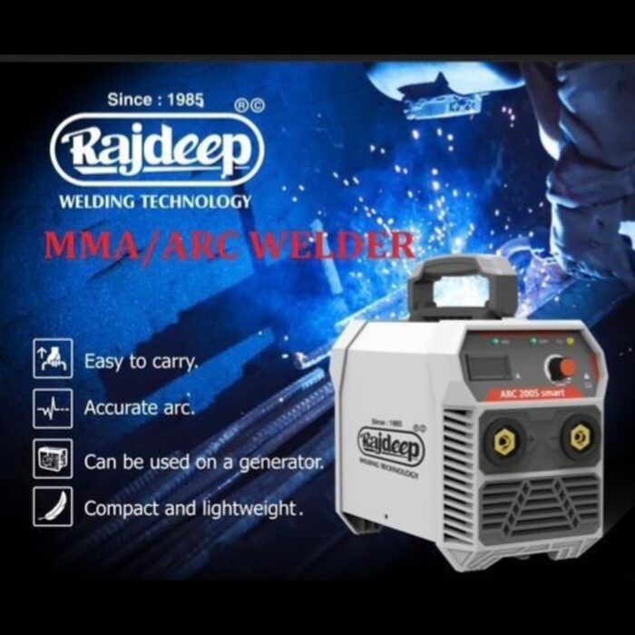 Rajdeep ARC200S | Smart Welding Machine | 200A | 1 Phase VRD | Current Rating- 200A | Single Phase 220V | IGBT Technology | Digital Display | Road Size 1.5 - 3.15 mm | Heavy Duty | Quality Product - Image 6