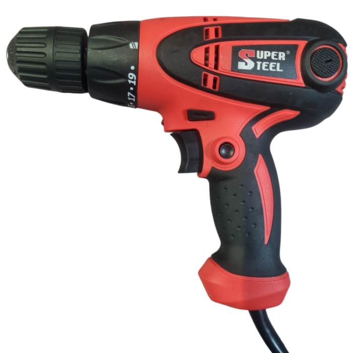 SuperSteel SS-ESD-600 | Electric Screw Driver | 10mm | 600W | 750 RPM | 6 Months Armature Warranty | Water and Dust Proof | Torque Adjustment Option | Full Copper Winding | Pistol Grip | Heavy Duty | Rough and Though | Best in Class
