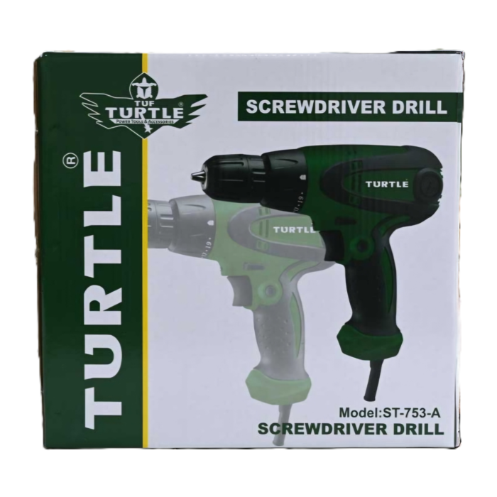 Turtle ST-753A | Electric Screw Driver | 10mm | 500W | 780 RPM | Torque Adjustment Option | Full Copper Winding | Pistol Grip | Heavy Duty | Rough and Though - Image 4