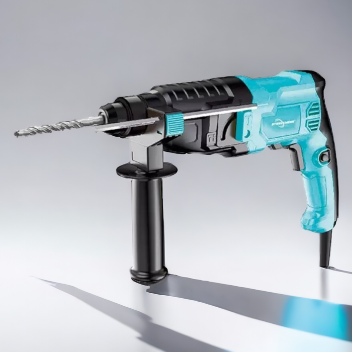 Steelcheng SC-RH-20-332 | Rotary Hammer Drill | 20mm | 1700W | 11000 RPM | 6 Month Armature Warranty | Water and Rust Proof | 3 Pcs Drill Bits | Copper Motor | Reverse Forward Function | Variable Speed | Two Mode | Pistol Type Handle | Extra Heavy Duty | Best in Class - Image 5