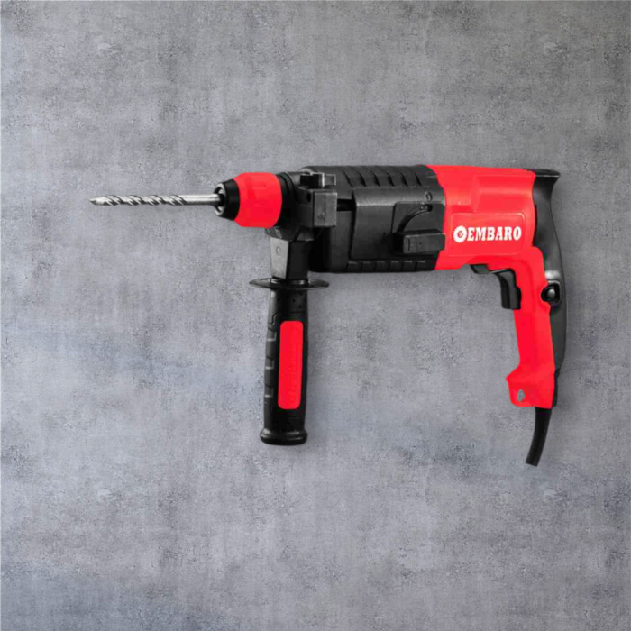 Embaro EM-2-20 | Rotary Hammer Drill | 20mm | 620W | 850 RPM | Copper Motor | Reverse Forward Function | Variable Speed | Two Mode | Pistol Type Handle - Image 7
