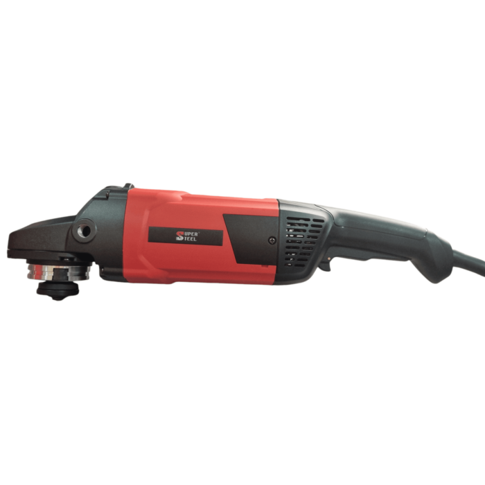 Super Steel SS-AG7-3500T | Angle Grinder | 7 in. | 180mm | 3500W | 8500 RPM | 6 Months Armature Warranty | Toggle Switch | Water and Dust Proof | Double Insulation | Anti Vibrational Side Handle | Extra Heavy Duty | Best in Class