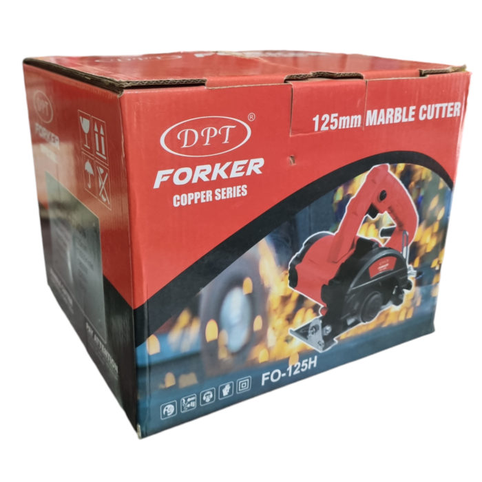DPT Forker FO-125H | Marble Cutter | 5 In. | 125mm | 1800W | 13500 RPM | Diamond Blade | Spindle Lock | Heavy Duty - Image 8