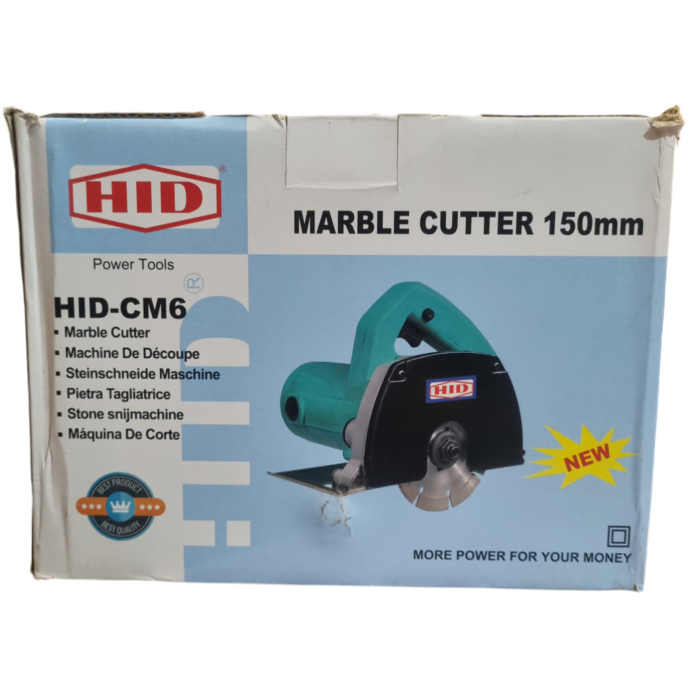 HID CM-6 | Marble Cutter | 6 In. | 150mm | 1600W | 13500 RPM | Diamond Blade | Spindle Lock | Heavy Duty | Premium Product - Image 8