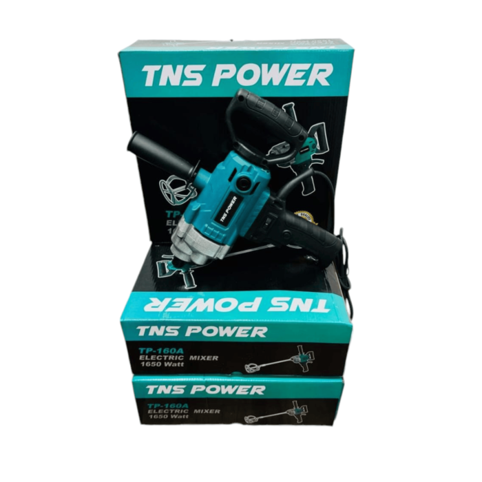 TNSPower TP-160A | Paint & Putty Mixer | 1650 W | Road Type And Size: Spiral 22" | Full Copper | Variable Speed | Heavy Duty Quality - Image 4