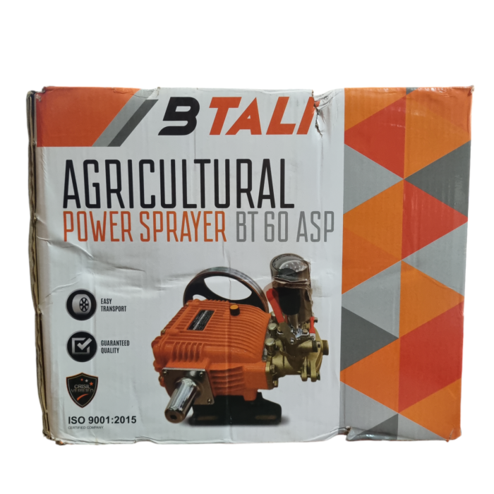 BTALI BT60ASP | AGRICULTURAL POWER SPRAYER | 60-70 L/MIN | 3 PISTON | 800 -1400 RPM | STAINLESS STEEL VALVES | Heavy Duty Quality | Best In Products - Image 9