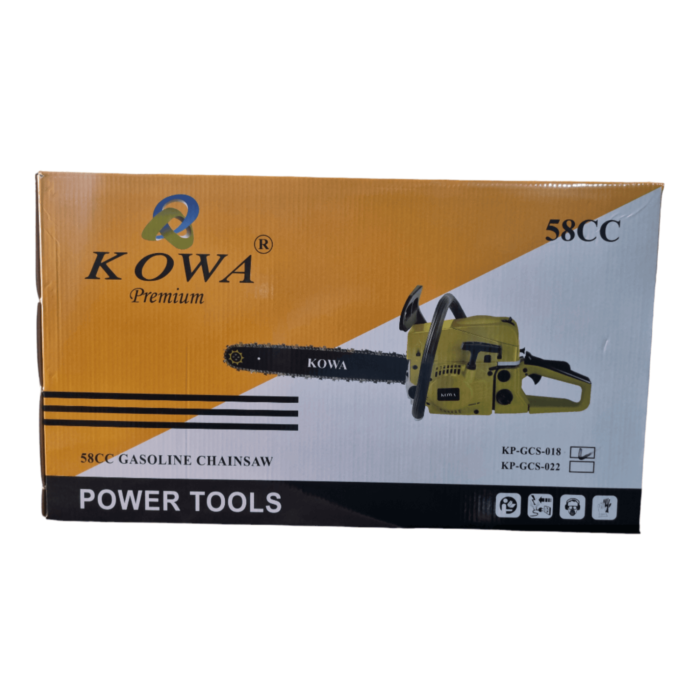 KOWA Premium KP-GCS-18 | Chain Saw | 58cc | 550ml | 18" | 45cm | 450mm | 2400W | Portable | Light Weight | Heavy Duty | Rough and Tough - Image 6