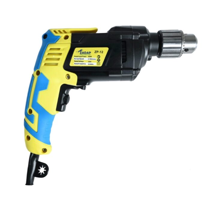 Zadap ZP-12 | Electric Drill Machine | Without Impact | 13mm | 850W | Pistol Grip | 1800 RPM | Regular Drill Mode | Reverse & Forward Mode | Variable Speed | Heavy Duty - Image 2