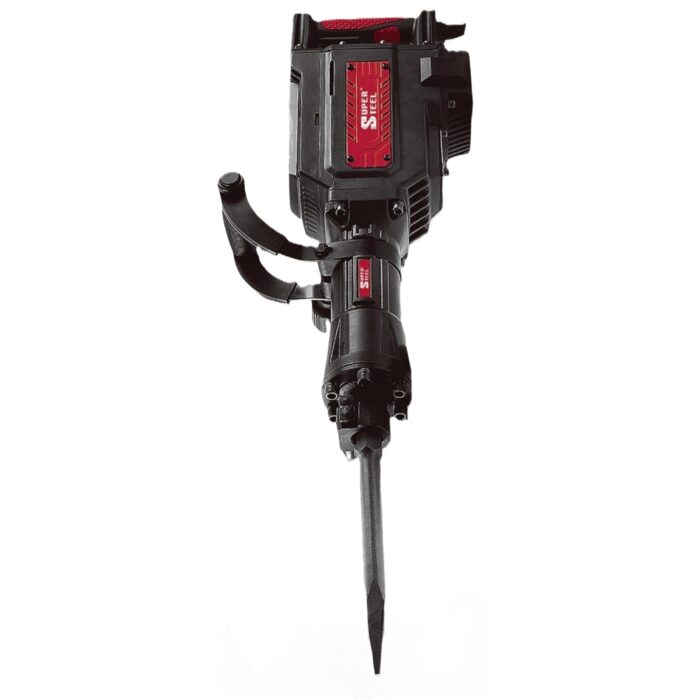 SuperSteel SS-DH-PH65 | Electric Demolition Hammer | Breaker | 3000W | 16 KG | High-Grade Aluminum Body | Lock Safety Switch with Variable Speed | Waterproof and Dustproof | 6 Months Armature Warranty | Heavy Duty | Quality Product - Image 2