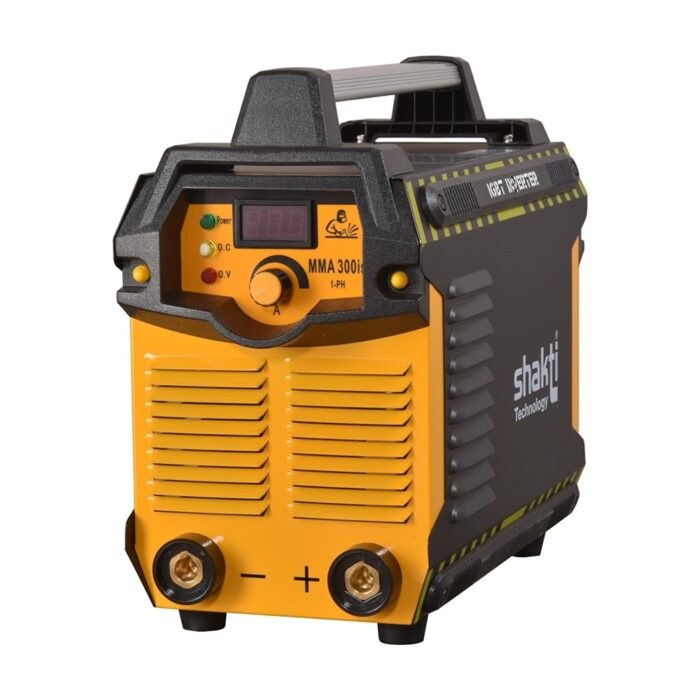 Shakti Technology MMA-300IS | Welding Machine | 300A | 1 Phase | Current Rating-300A | Stable Arc Starting | Inbuilt Anti Stick Function | IGBT Technology | Digital Display | Road Size 1.5 – 4.00 mm | 6 months Warranty | Extra Heavy Duty Industrial Quality | Quality Product
