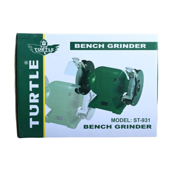 Turtle ST-931 | Bench Grinder | 200 mm | 8" | 350 W | 2950 RPM | 2 Grinding Wheels | Heavy Duty Quality - Image 5