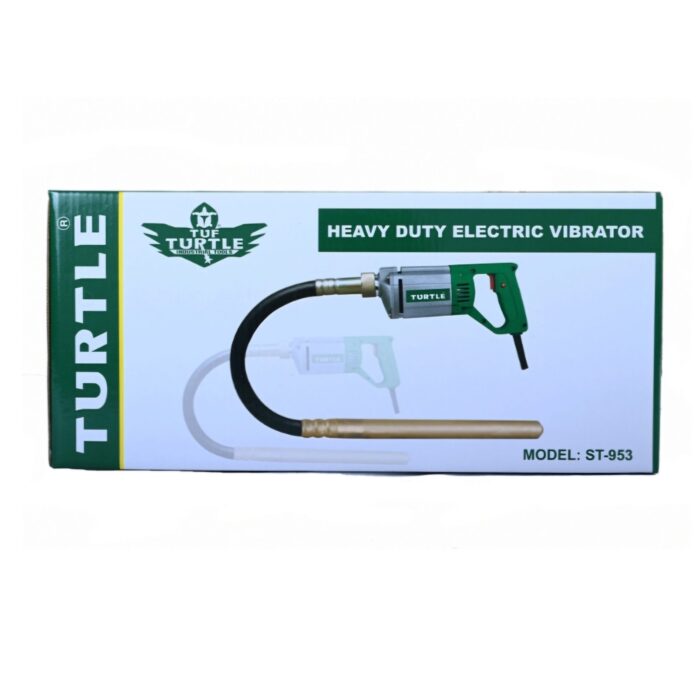 Turtle ST-953 | Electric Concrete Vibrator | Aluminum Body | 1250Watt | 35 mm | 5000 RPM | 1.5 mtr Needle | Full Copper | Best Product - Image 4