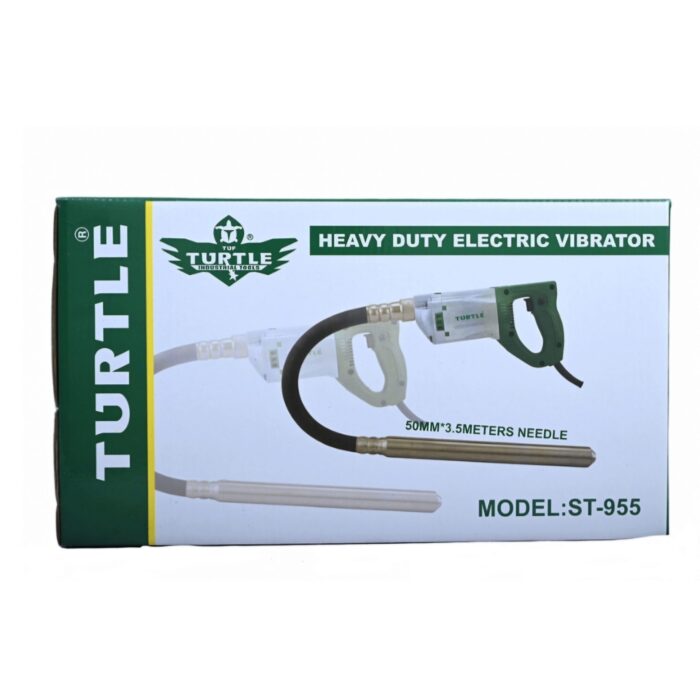 Turtle ST-955 | Electric Concrete Vibrator | Aluminum Body | 2000Watt | 50 mm | 4800 RPM | 3.5 mtr Needle | Full Copper | Best Product - Image 4
