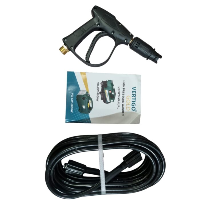 Vertigo Gold VG-CW-2000W | High Pressure Washer | 140 bar | 2000W | 10L/min Flow | 2800 No Load RPM | Heavy Duty - Image 4