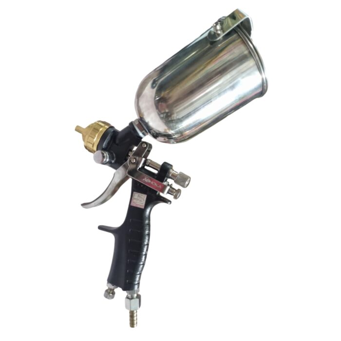 Ashoka Super AS-01 | HVLP Spray Gun | 1 Pint | 1.4mm Nozzle | 600ml | PVC Cup | Inbuilt Air Pressure Controller, Fluid Adjuster, Spray Pattern Adjuster | Most Trusted | Long Lasting |