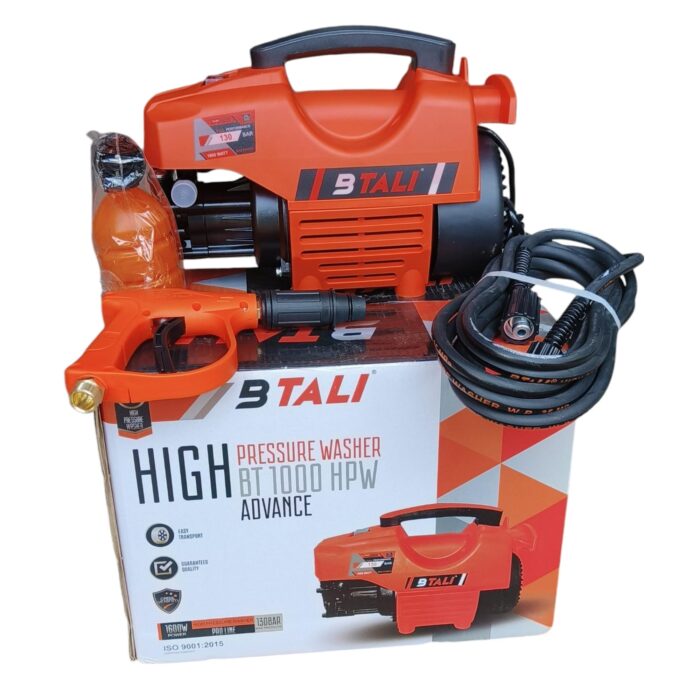 B Tali BT1000 HPW Advance | High Pressure Washer | 130 bar | 1600W | 10L/min Flow | Auto Stop | Heavy Duty - Image 4