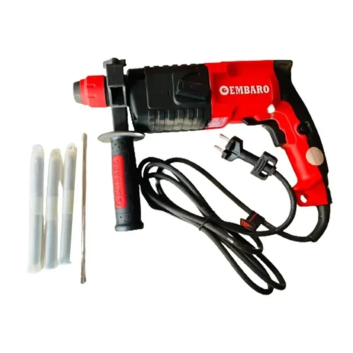 Embaro EM-2-20 | Rotary Hammer Drill | 20mm | 620W | 850 RPM | Copper Motor | Reverse Forward Function | Variable Speed | Two Mode | Pistol Type Handle - Image 2